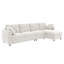 4 Seater Velvet Sofa-1708290151