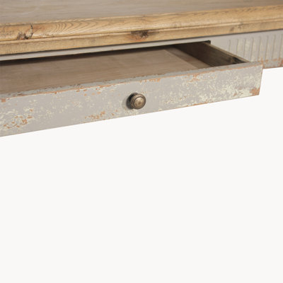 Marazi Oak Solid Wood Dining Table