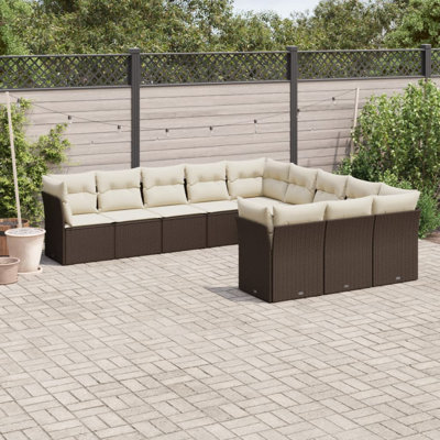 Ensemble de canapé de jardin Vidaxl