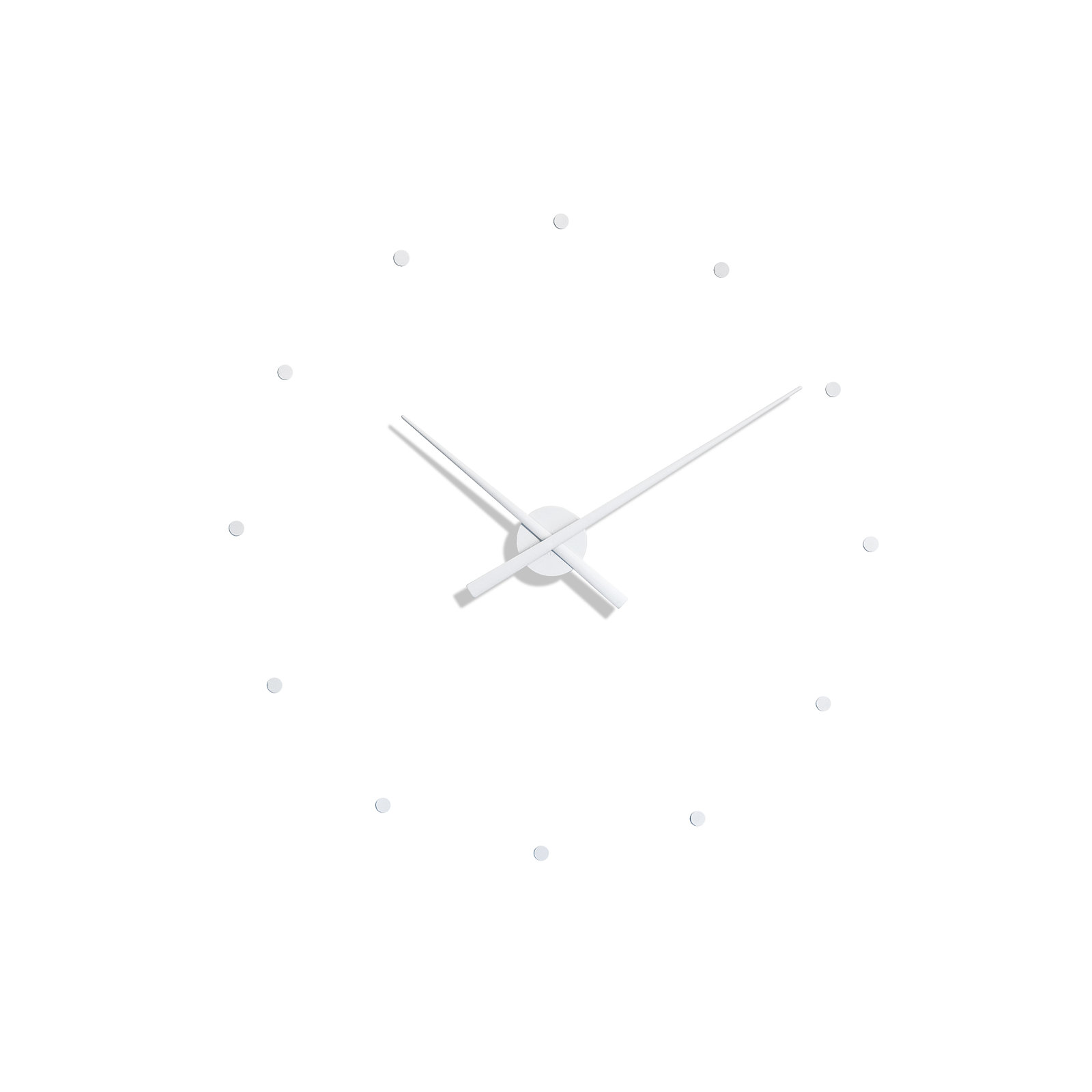 OJ Wall Clock, White, Large