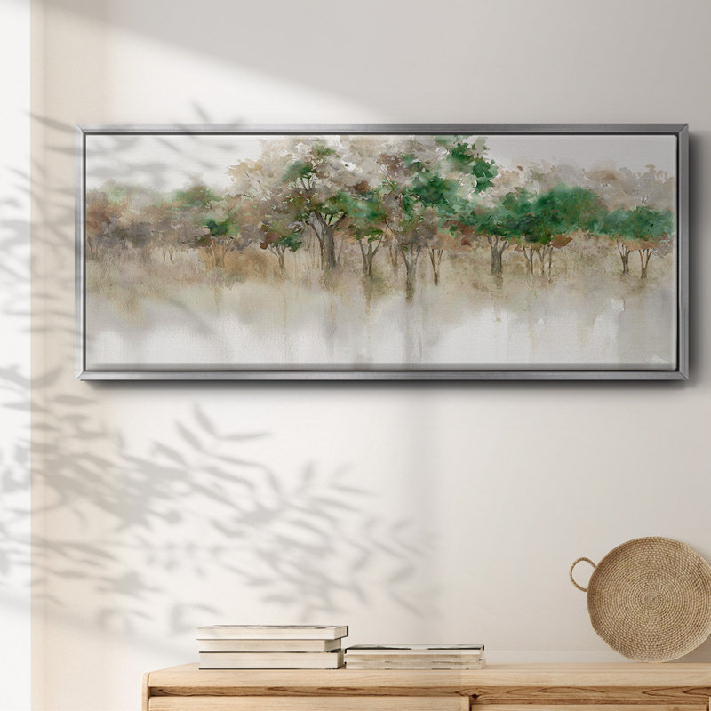Subtil Meadow Reflections - Toile encadrée, H 24 po x l 60 po