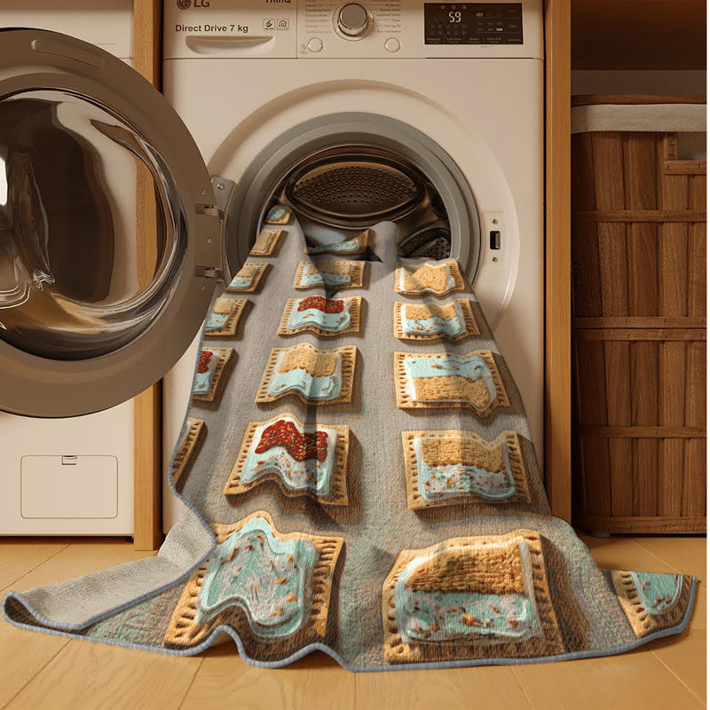  Tapis lavable Tarts Pop Tarts, Rectangulaire 7 pi x 10 pi