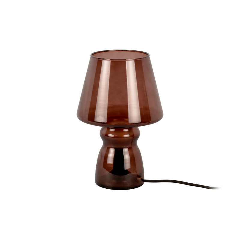 Glass Novelty Lamp, Chocolate Brown