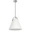 Luminaire suspendu conique 1 lumière Dipti-615722063-615722058