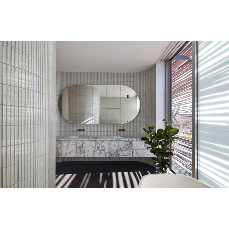 Yuki Border Singular Tile, Red