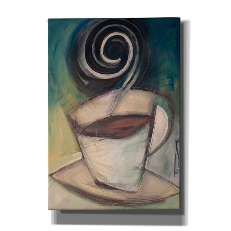 «Red Cup Barrel Studio» par Tim Nyberg, art mural sur toile, H 26 po x l 18 po x P 0,75 po