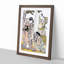 Chuban of the Chushingura by Katsukawa Shunsho - Picture Frame Painting Print-55546127-55546128