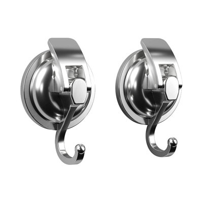 2-Pack 15lbs Vacuum Suction Cup Hooks