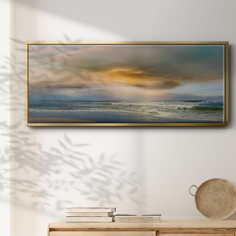 Evening Light- Framed Canvas, 20" H x 50" W