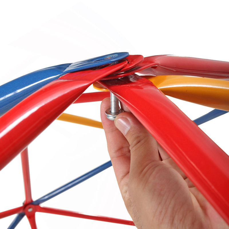Structure d'escalade pour enfants, grimpeur de dôme d'exercice universel, barres à singes, aire de jeu extérieure pour le jeu