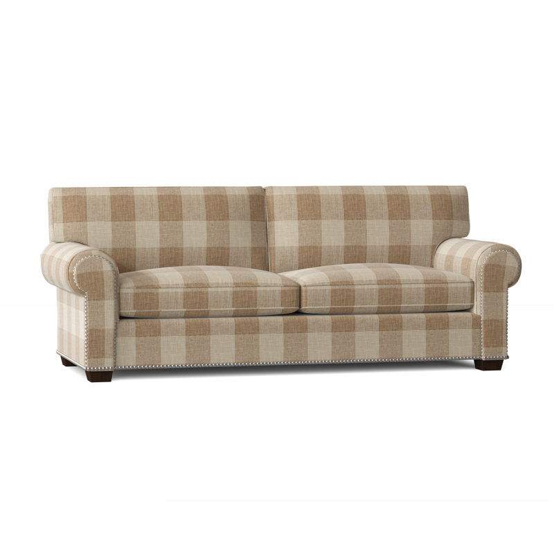 Cancun Sofa, 96" W, Laurel Blue, Café