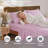 100% Cotton Sheet Set Queen Size - Pink & Purple Striped Bedding, Soft Breathable Percale Weave, Deep Pocket Fitted Sheet 17.5", Luxury & Silky Soft Sheet Set for All Seasons-123229399-123229400