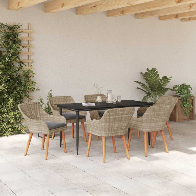 6 - Person Patio Dining Set with