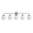 Karlei Dimmable Vanity Light with Hand Blown Glass Globe Shade-1682827075-1682869785-1681131594