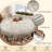 Grayish-White Washable Christmas Snowman Pattern Polyester Tablecloth