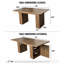 Table de salle à manger extensible avec 2 armoires de rangement dissimulées, 160 à 200 cm, 6 à 10 couverts, table de cuisine moderne avec rangements cachés-683266863