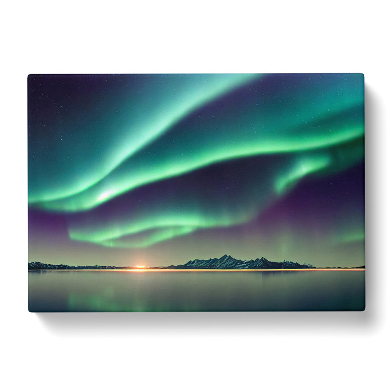 Gorgeous Aurora Borealis - Wrapped Canvas, 40cm H x 60cm W x 3cm D