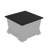 24.02'' Square Steel Fire Pit Lid-86794072