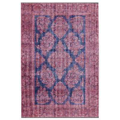 Tapis intérieur / extérieur rose Cece