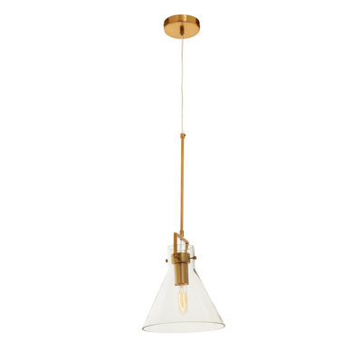Ludovika 1 - Light Bronze Cone Pendant