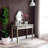 39.37"Gray Solid Wood Ash Vanity With a Mirror and Vanity stool