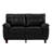 59" Modern Faux Leather Loveseat Couch - Solid Wood Frame, Storage & Oversized Armrests, Breathable PU Sofa-886637170-886637168-886637169