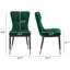 Chaise parsons rembourrée en velours Guitierrez-289075048