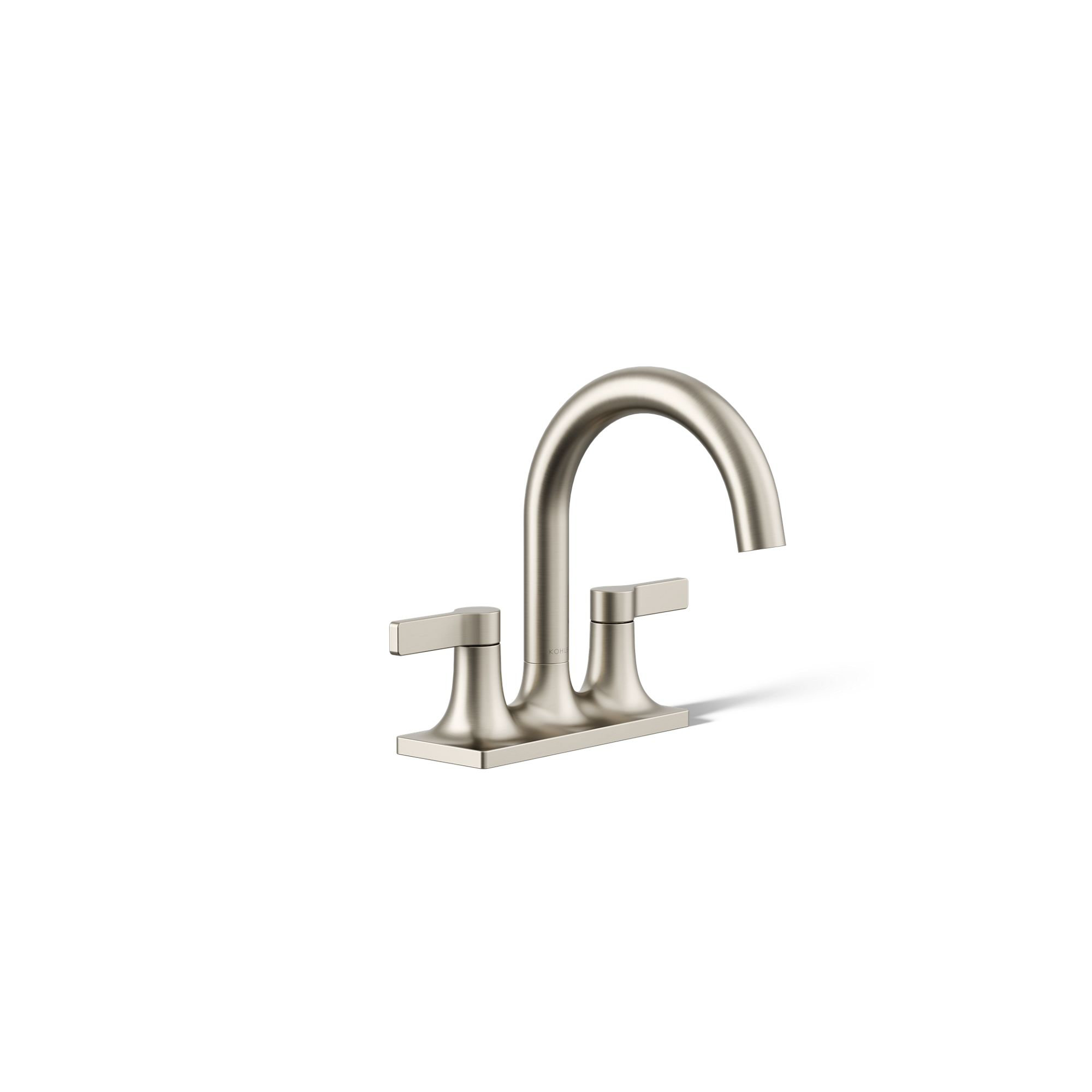 Venza Centerset Bathroom Sink Faucet 1.0 GPM, Vibrant Brushed Nickel