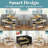 Breakfast Nook Kitchen Corner Dining Table Bench Chair Set with Storage, Space-Saving 3-4 Seat L-Shape for Farmhouse Family Home Wood-108926620