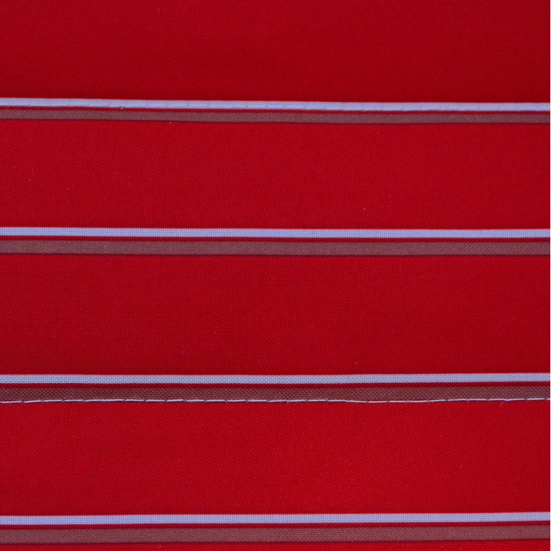 Double Spreader Bar Hammock, Red/White/Brown