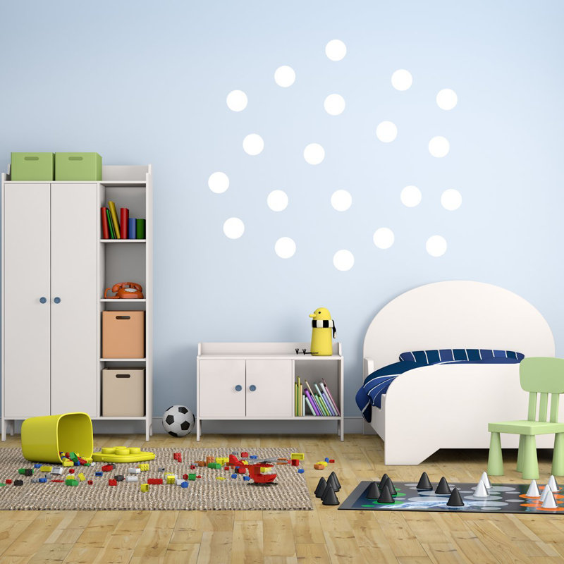 Abstract Wall Decal, White