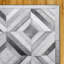 Tapis rectangulaire unique en cuir de vache Jessiana-487572468
