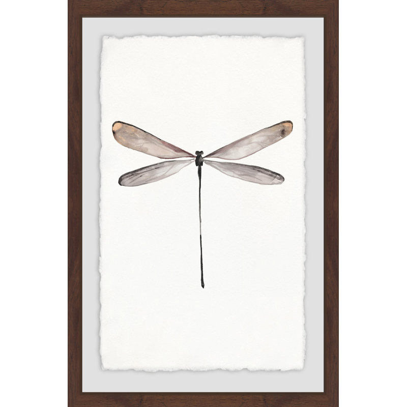 Tall Dragonfly - Single Picture Frame Painting, 91 cm H x 61 cm W