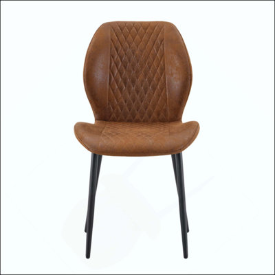 Ensemble de 4 pièces de chaises de salle à manger en tissu matelassé de luxe moderne avec pieds en métal - convient aux restaurants à domicile, aux cafés commerciaux et à de multiples cas de figure.