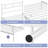 Minimalist Metal Slatted Bed Platform with Arrow Design Headboard-1221195390-1221307263