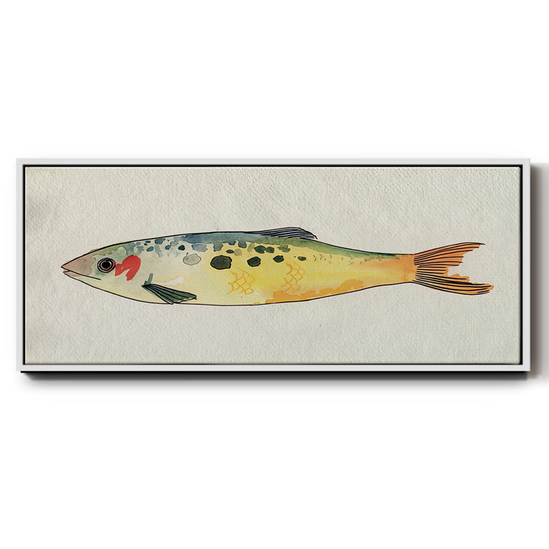Fanciful Fish I- Framed Canvas