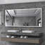 Armoire de salle de bain à DEL avec miroir