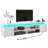 TV Stand/Media Console For Tvs With Power Outlets, USB Ports And LED Light Strips-1357240012-1592640147