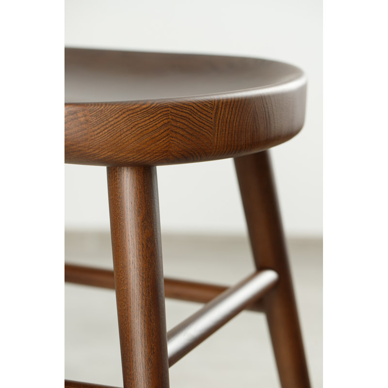 Alma Bar Chair, Matte Brown, Counter Stool (25” Seat Height)