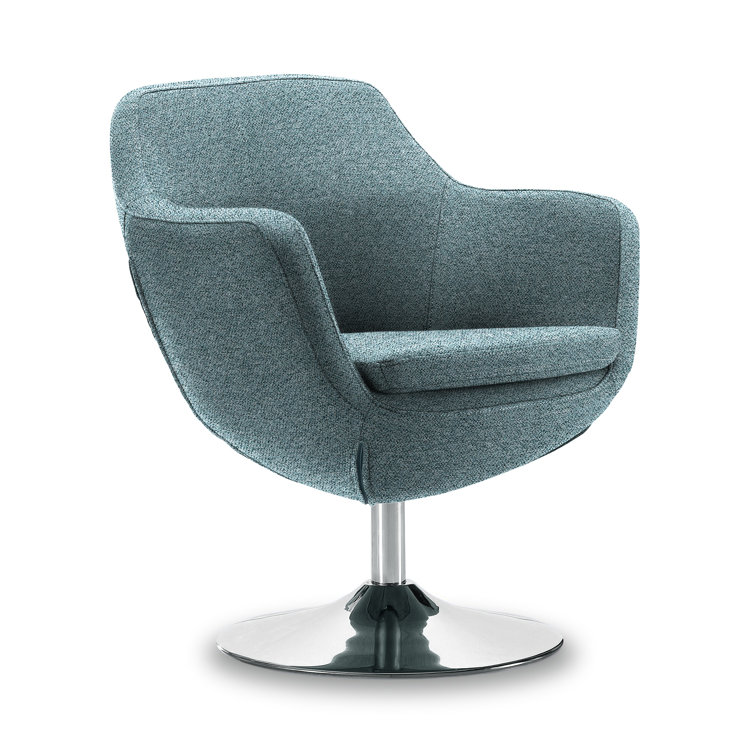 Upholstered Swivel Accent Chair