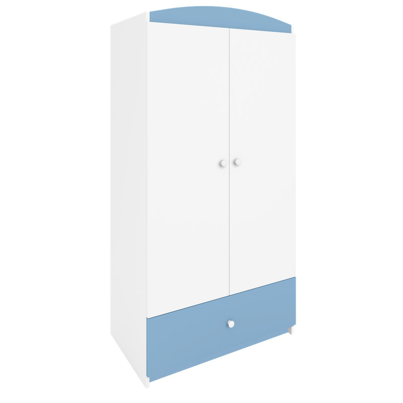 Cicero 2 Door Wardrobe, Blue