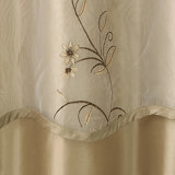 Daphne Scroll Scalloped 57'' W Kitchen Curtain
