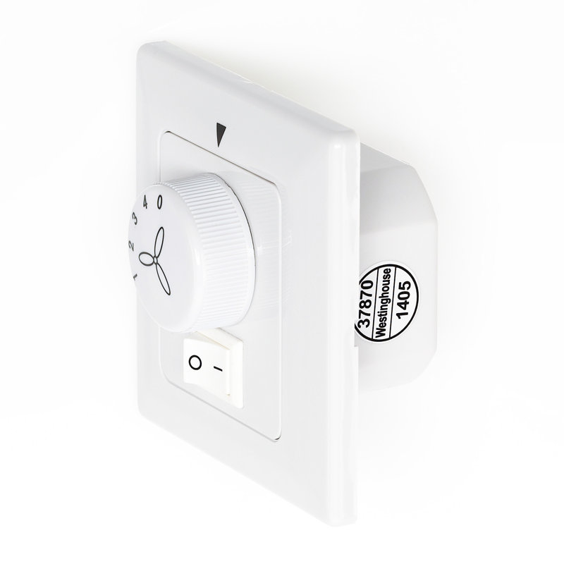 Wall Fan Control, White