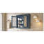 Armoire à pharmacie de 36 po x 28 po, armoire de rangement murale pour salle de bain, armoire de salle de bain moderne avec 2 miroirs, armoire à pharmacie, armoire à miroir avec 2 tablettes réglables