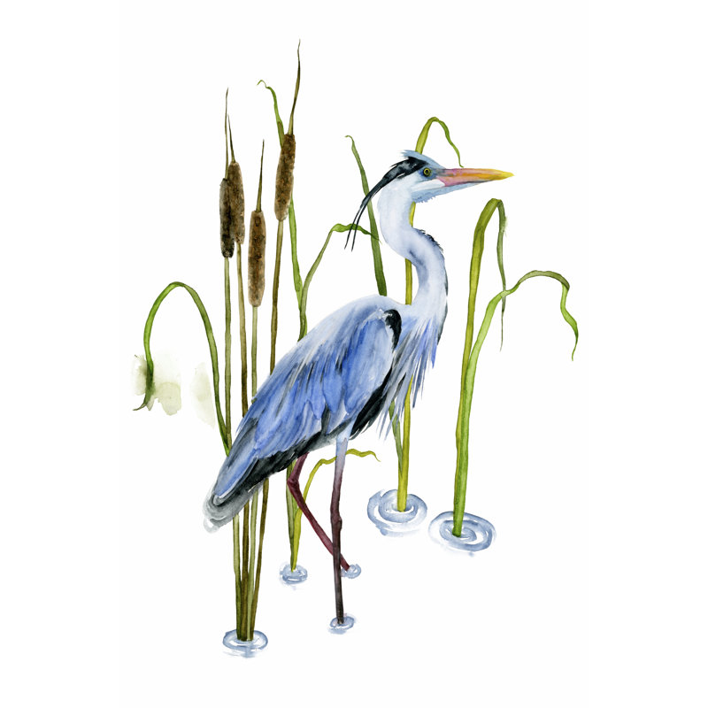 At The Pond II by Melissa Wang - Wrapped Canvas Painting, 122cm H x 81cm W x 3.8cm D