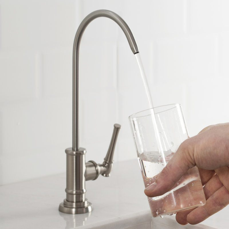 Robinet de cuisine 100% sans plomb Allyn ™ en acier inoxydable sans taches, Acier inoxydable qui ne tache pas