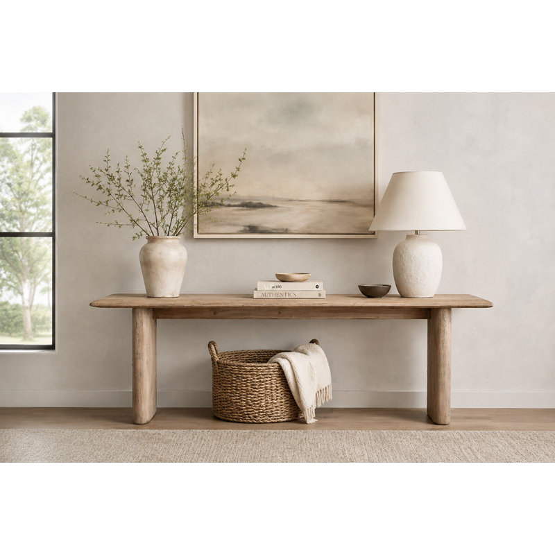 78'' W Solid Wood Console Table