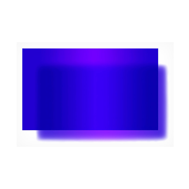 Art sur toile Tina Lavoie Cobalt, H 12 po x l 19 po