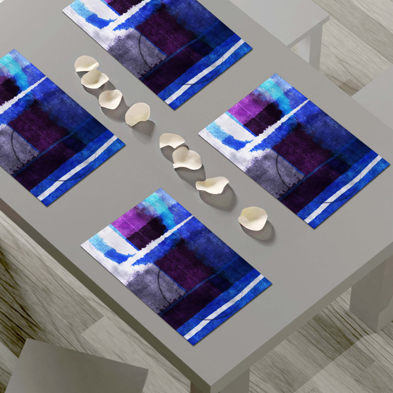 Napperon abstrait en polyester