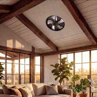 35W Solar Attic Fan With Thermostat Control